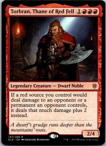Torbran, Thane of Red Fell R PPELD #147 NM MTG Magic
