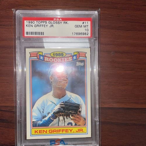 PSA 10 1990 Topps - Jumbo Pack Glossy Rookies Ken Griffey Jr #11