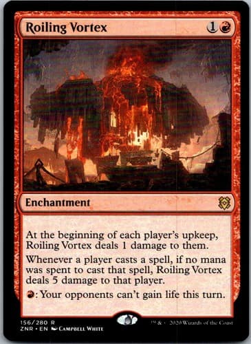 Roiling Vortex R PPZNR #156 NM MTG Magic