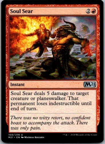 Soul Sear U J25 #599 NM MTG Magic