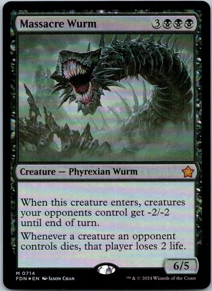 Massacre Wurm () M Foundations 714 NM