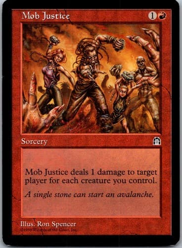 Mob Justice C STH # NM MTG Magic