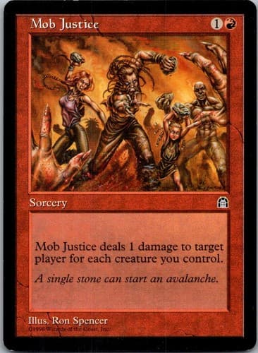 Mob Justice C STH # NM MTG Magic