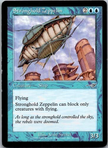 Stronghold Zeppelin U NMS #47 NM MTG Magic