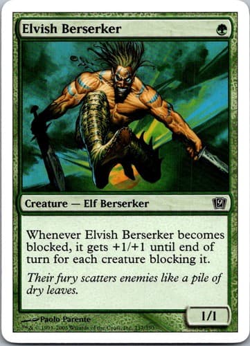 Elvish Berserker C 9ED #237 NM MTG Magic