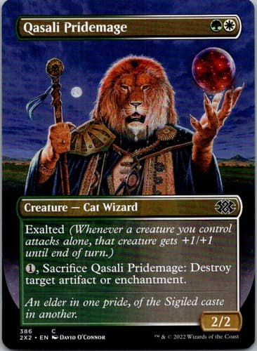 Qasali Pridemage (Borderless) C 2X2 #386 LP MTG Magic