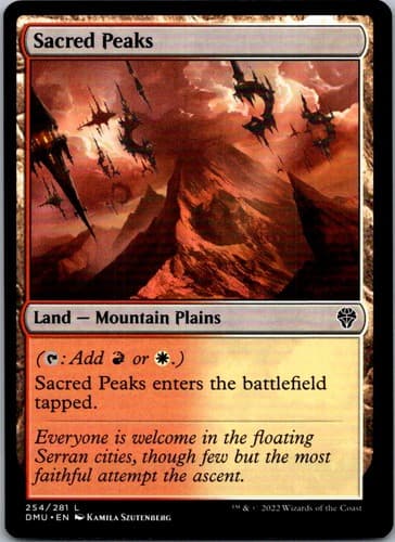 Sacred Peaks C MKC #285 LP MTG Magic