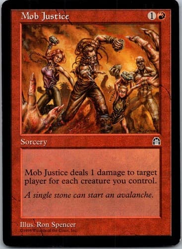 Mob Justice C STH # NM MTG Magic