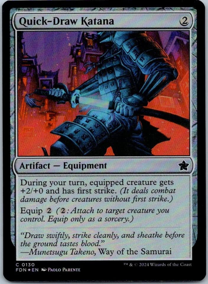 Quick - Draw Katana C Foundations 130 NM