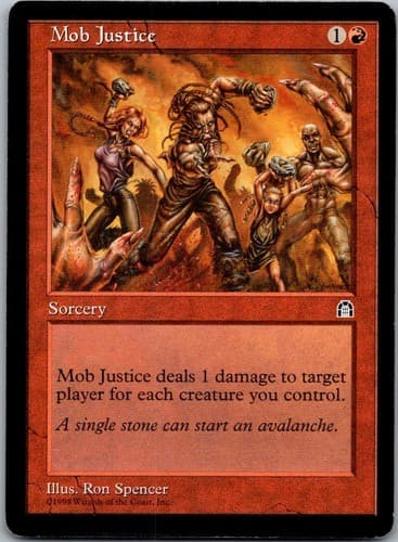 Mob Justice C STH # NM MTG Magic