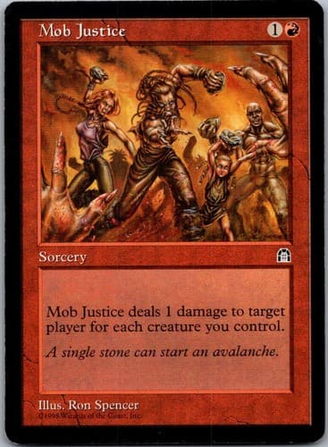 Mob Justice C STH # NM MTG Magic