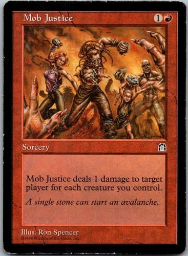 Mob Justice C STH # NM MTG Magic