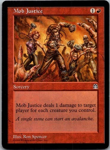 Mob Justice C STH # NM MTG Magic