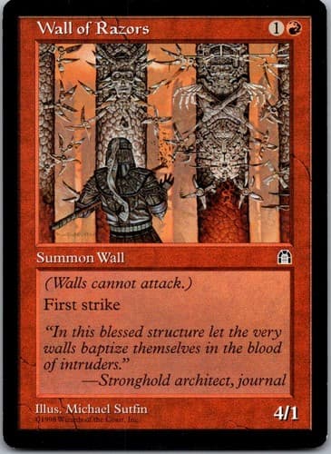 Wall of Razors U STH # NM MTG Magic