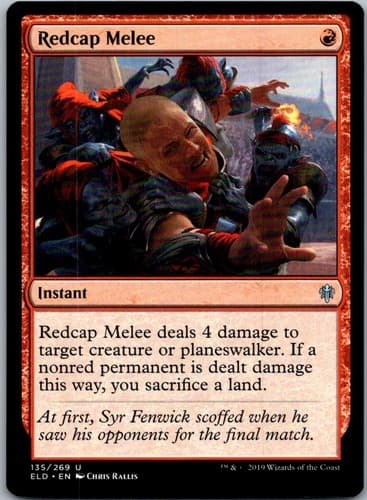Redcap Melee U ELD #135 NM MTG Magic