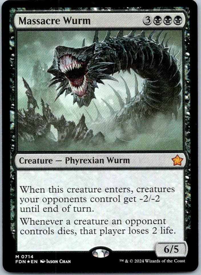 Massacre Wurm () M Foundations 714 NM