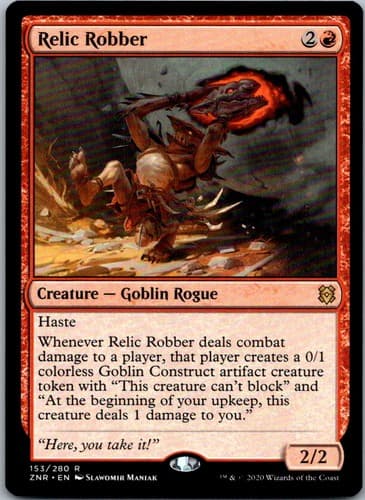 Relic Robber R PRE #153 NM MTG Magic