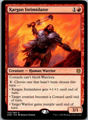 Kargan Intimidator R J25 #569 NM MTG Magic