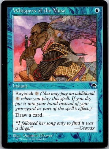 Whispers of the Muse U TMP #103 NM MTG Magic