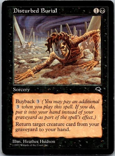 Disturbed Burial C TMP #129 NM MTG Magic