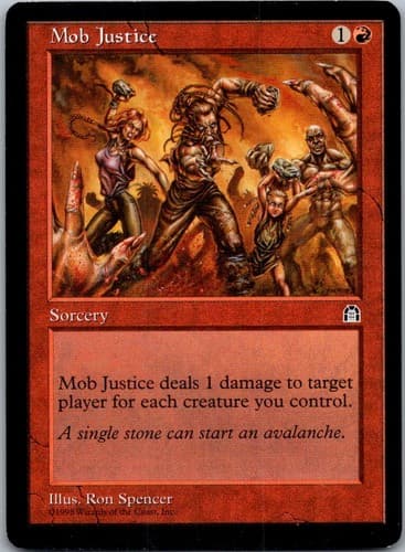 Mob Justice C STH # NM MTG Magic