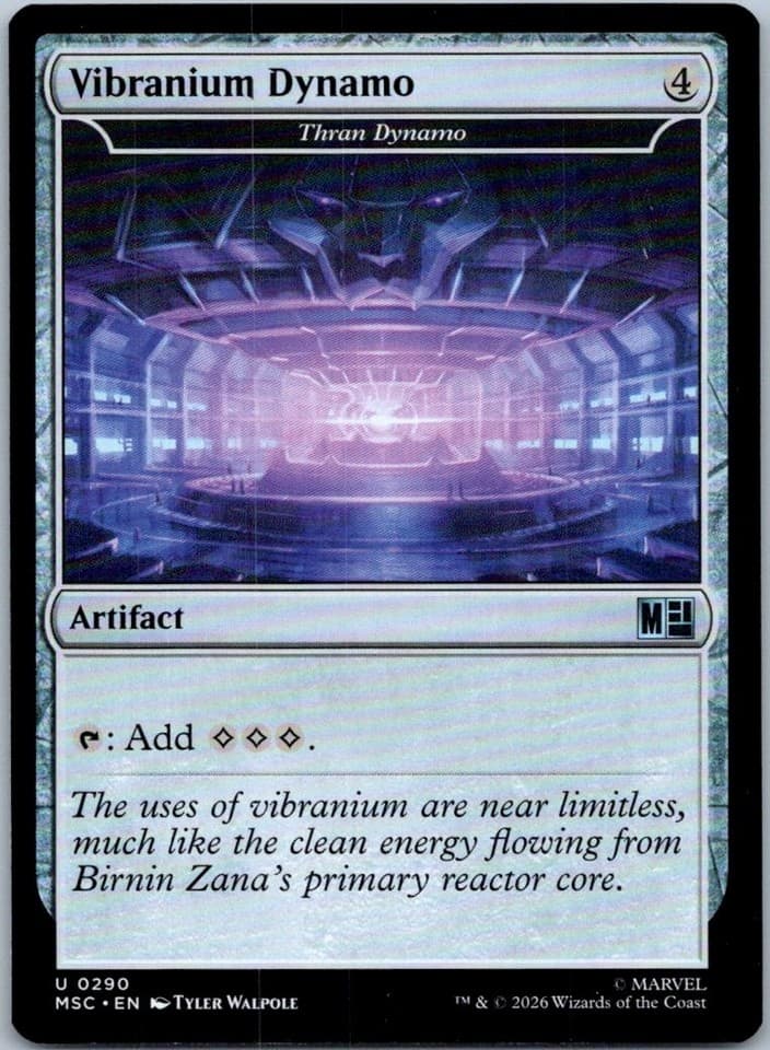 Vibranium Dynamo - Thran Dynamo U Commander: Marvel Super Heroes 290 NM