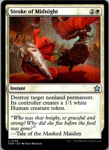 Stroke of Midnight U WOE #33 NM MTG Magic