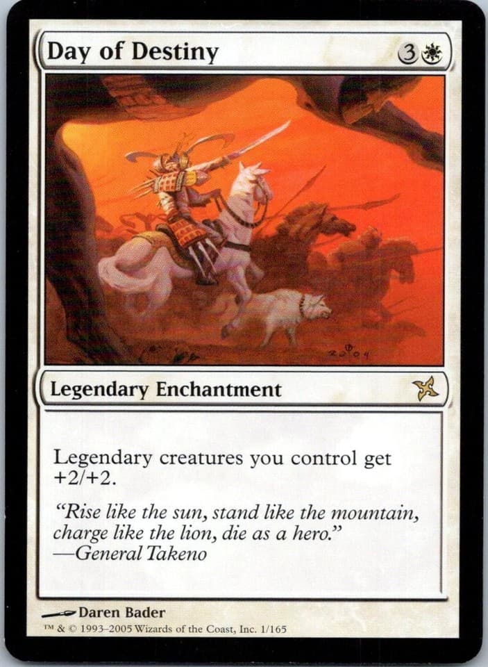 Day of Destiny R Betrayers of Kamigawa 1 NM