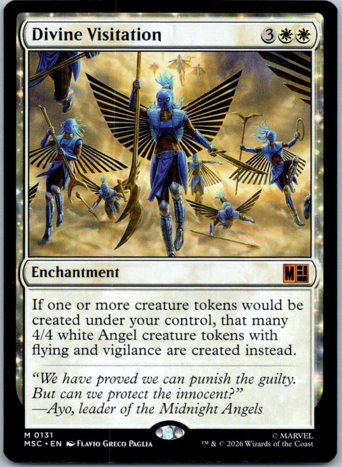 Divine Visitation M Commander: Marvel Super Heroes 131 NM