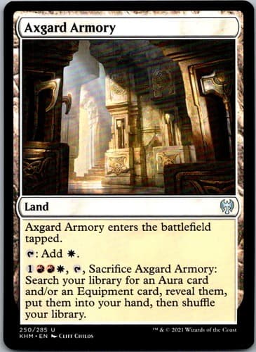 Axgard Armory U KHM #250 NM MTG Magic