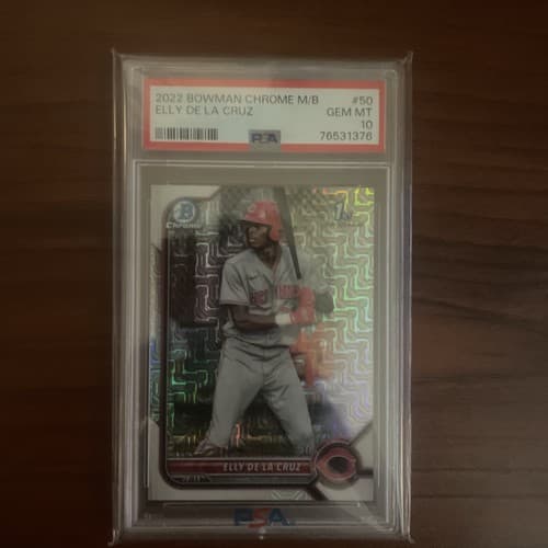 PSA 10 2022 Bowman Chrome Elly de la cruz !!!