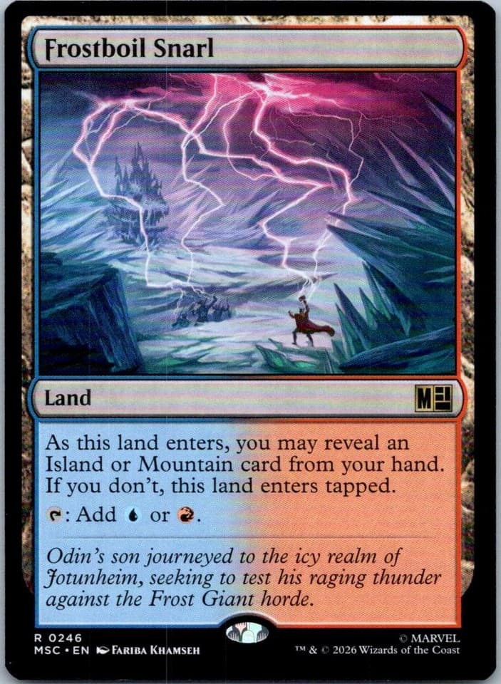 Frostboil Snarl R Commander: Marvel Super Heroes 246 NM