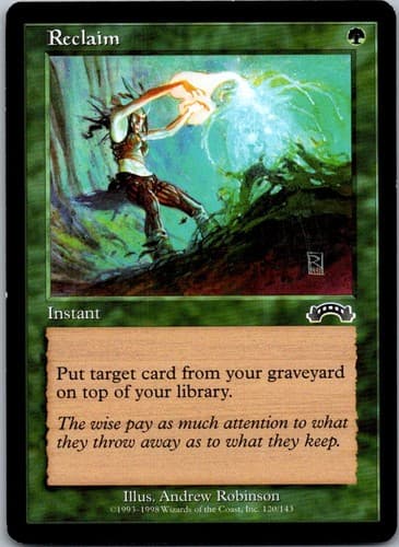 Reclaim C EXO #120 LP MTG Magic