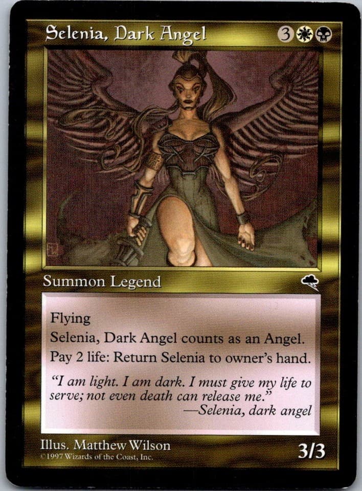 Selenia, Dark Angel R TMP #270 LP MTG Magic