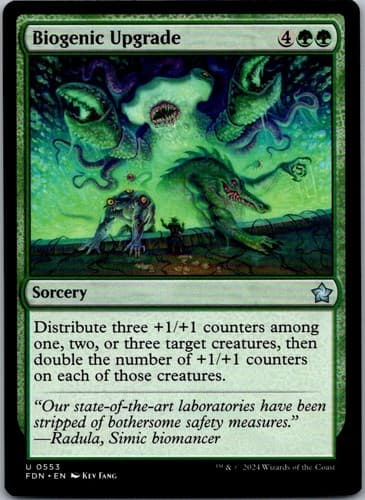 Biogenic Upgrade U J25 #144 NM MTG Magic