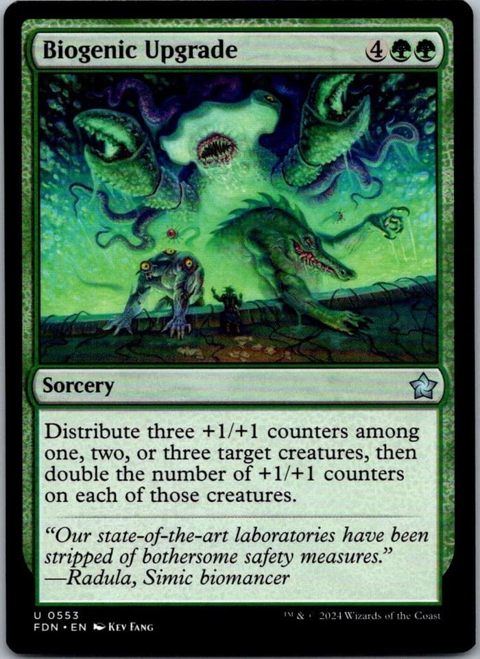 Biogenic Upgrade U J25 #144 NM MTG Magic