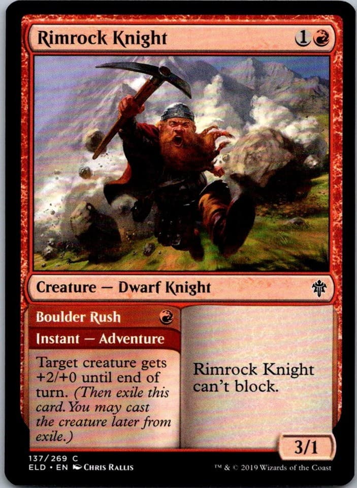 Rimrock Knight C ELD #137 NM MTG Magic