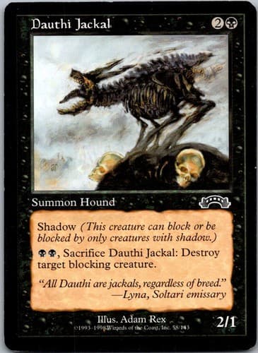 Dauthi Jackal C EXO #58 LP MTG Magic