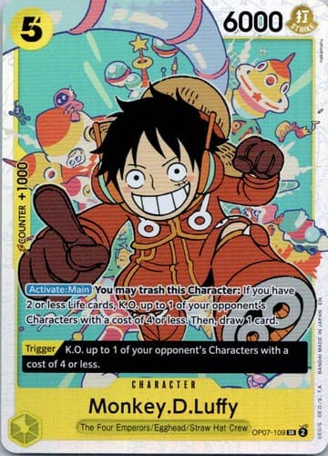 Monkey.D.Luffy (109) SR 500 Years in the Future OP07 - 109 NM