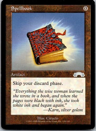 Spellbook U EXO #138 LP MTG Magic