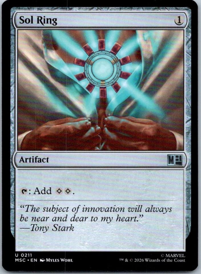 Sol Ring () U Commander: Marvel Super Heroes 211 NM
