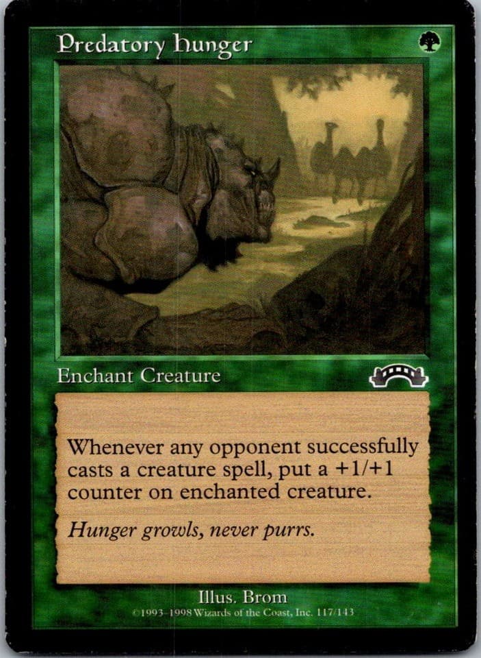 Predatory Hunger C EXO #117 NM MTG Magic