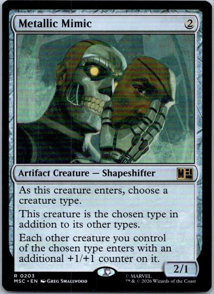 Metallic Mimic R Commander: Marvel Super Heroes 203 NM