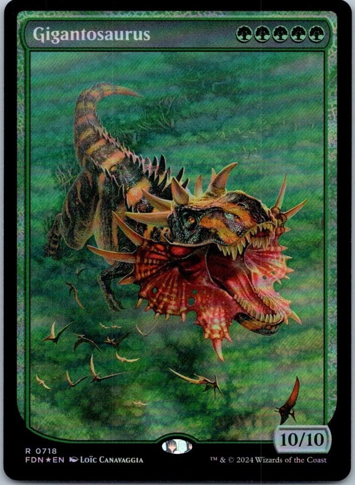 Gigantosaurus (Full Art) R Foundations 718 NM