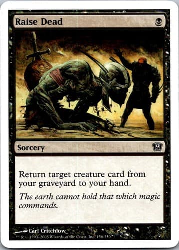 Raise Dead C 9ED # NM MTG Magic