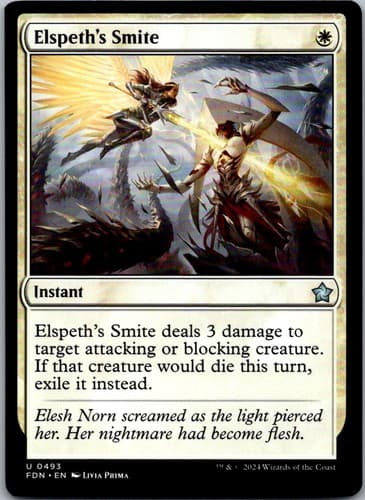 Elspeth's Smite U FDN #493 NM MTG Magic
