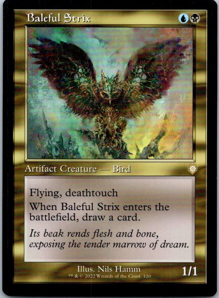 Baleful Strix (Retro Frame) R Commander: The Brothers' War 120 NM