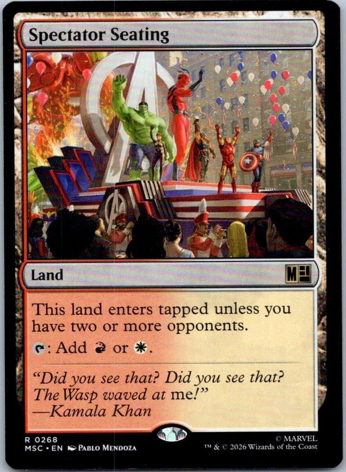 Spectator Seating R Commander: Marvel Super Heroes 268 NM