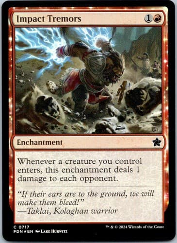 Impact Tremors C Foundations 717 NM