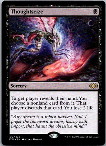 Thoughtseize R 2XM #109 NM MTG Magic